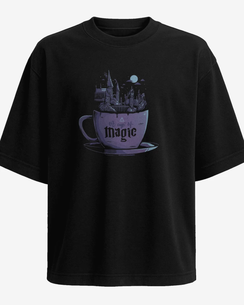 Polera Oversize Una tasa de magia