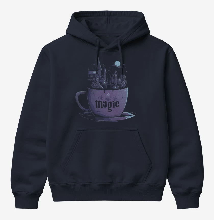 Poleron Canguro básico Una tasa de magia
