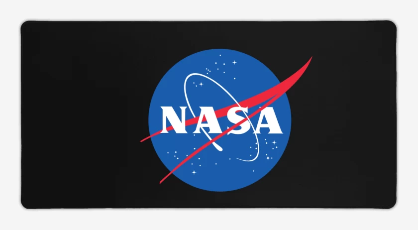 Mouse pad Gamer Negro de Nasa bolsillo
