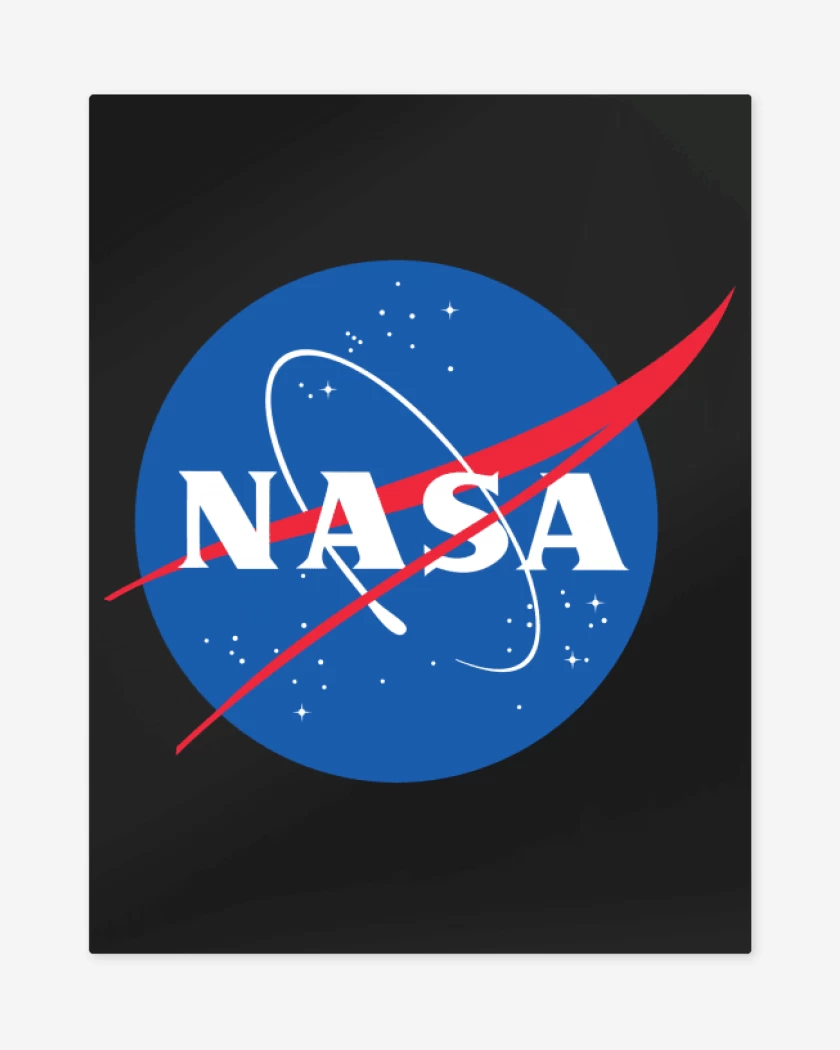 Print metalico Negro de Nasa bolsillo