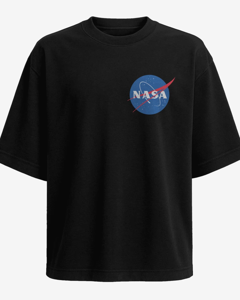 Polera Oversize Nasa bolsillo