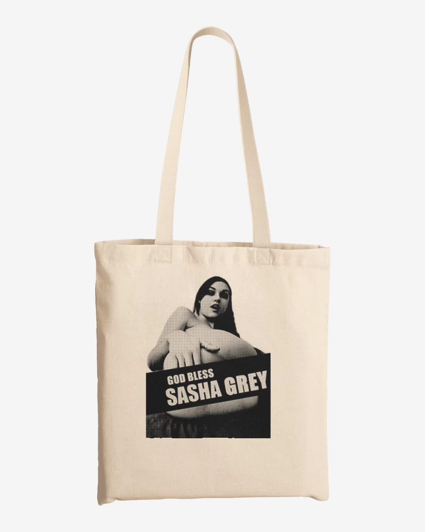 Totebag God bless sasha grey 2