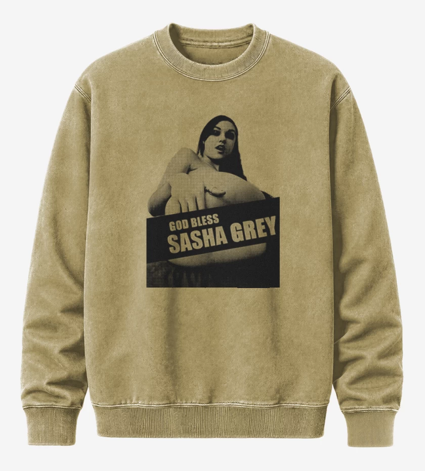 Poleron Polo Acid Wash Beige de God bless sasha grey 2