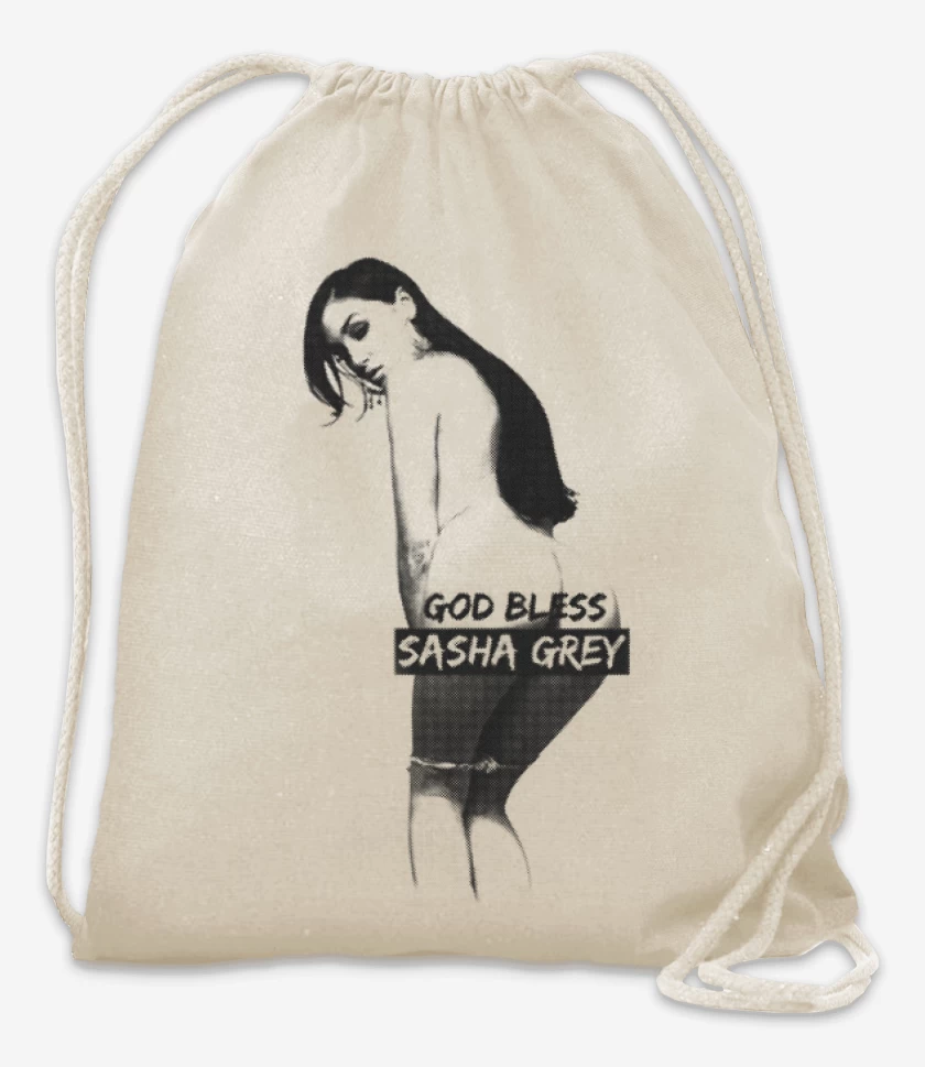 Mochila Blanco de God bless sasha grey 3