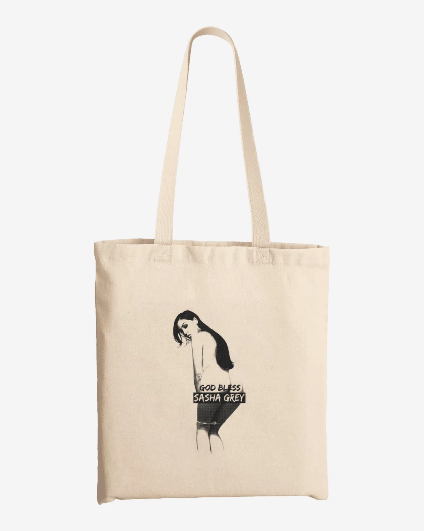 Totebag God bless sasha grey 3