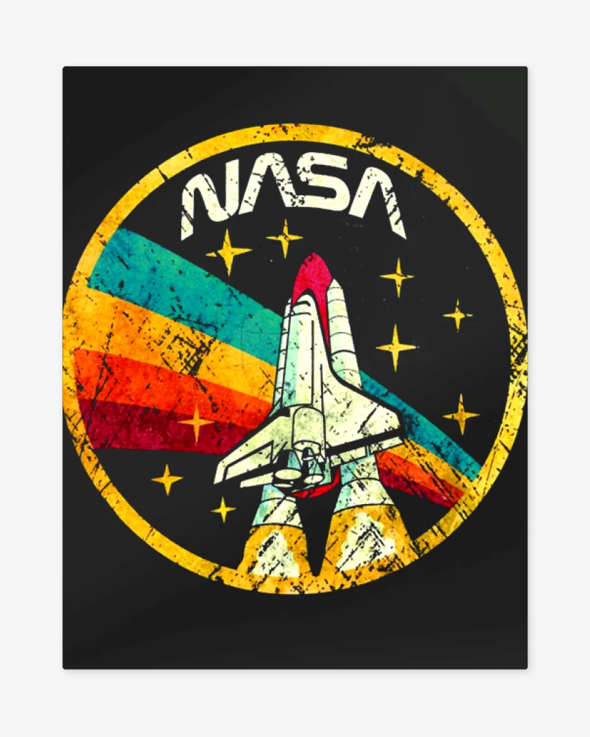 Print metalico Negro de Nasa 2