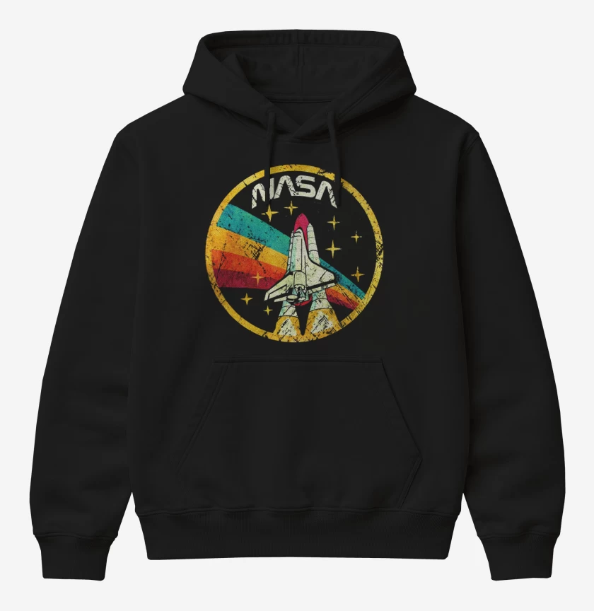Poleron Canguro básico Negro de Nasa 2