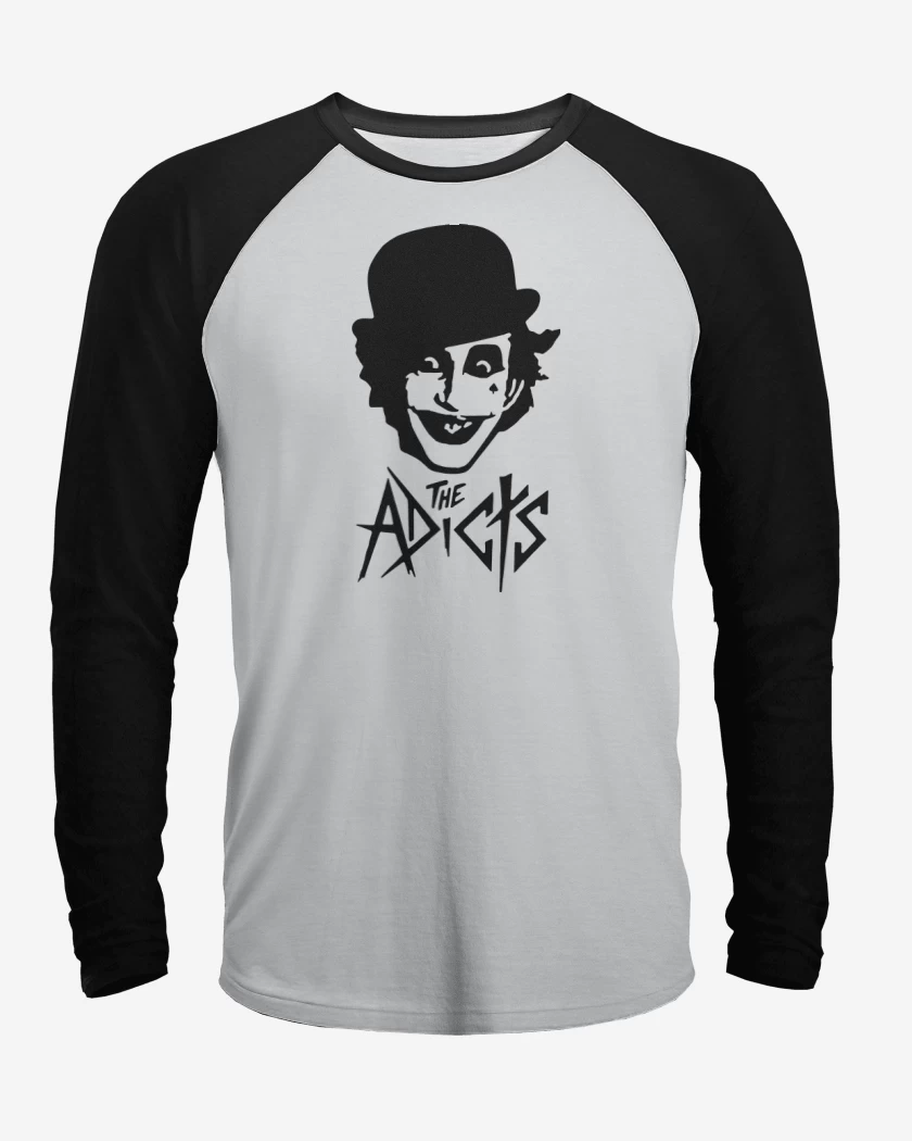 Polera Raglan Blanco / Negro de The adicts