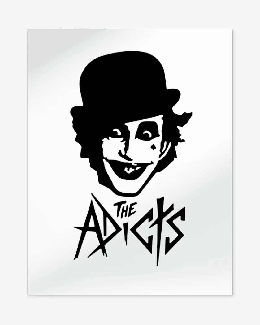 Print metalico Blanco de The adicts