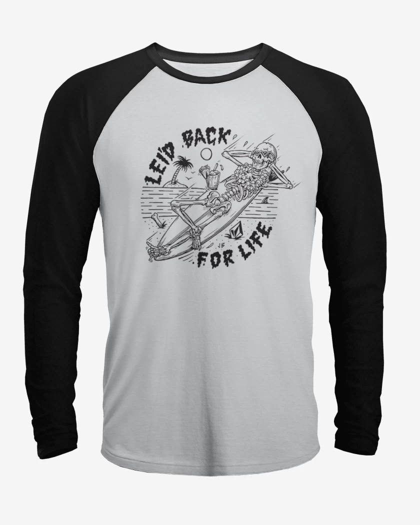 Polera Raglan leid back for life