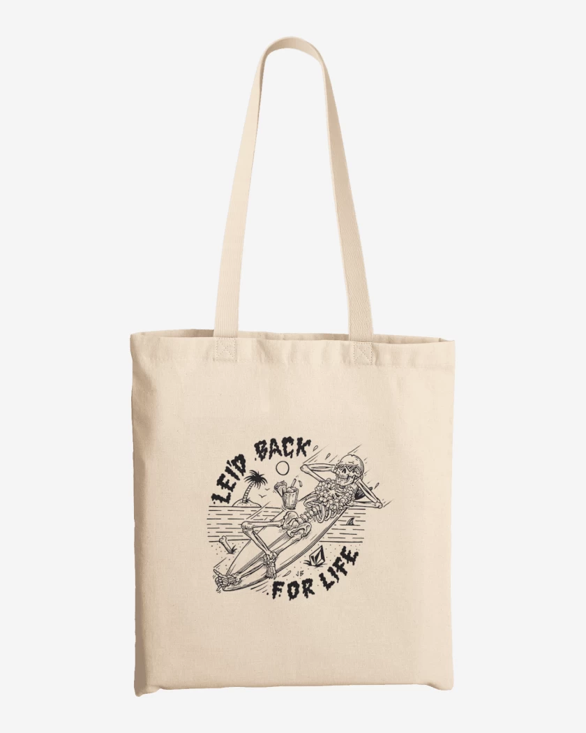 Totebag leid back for life