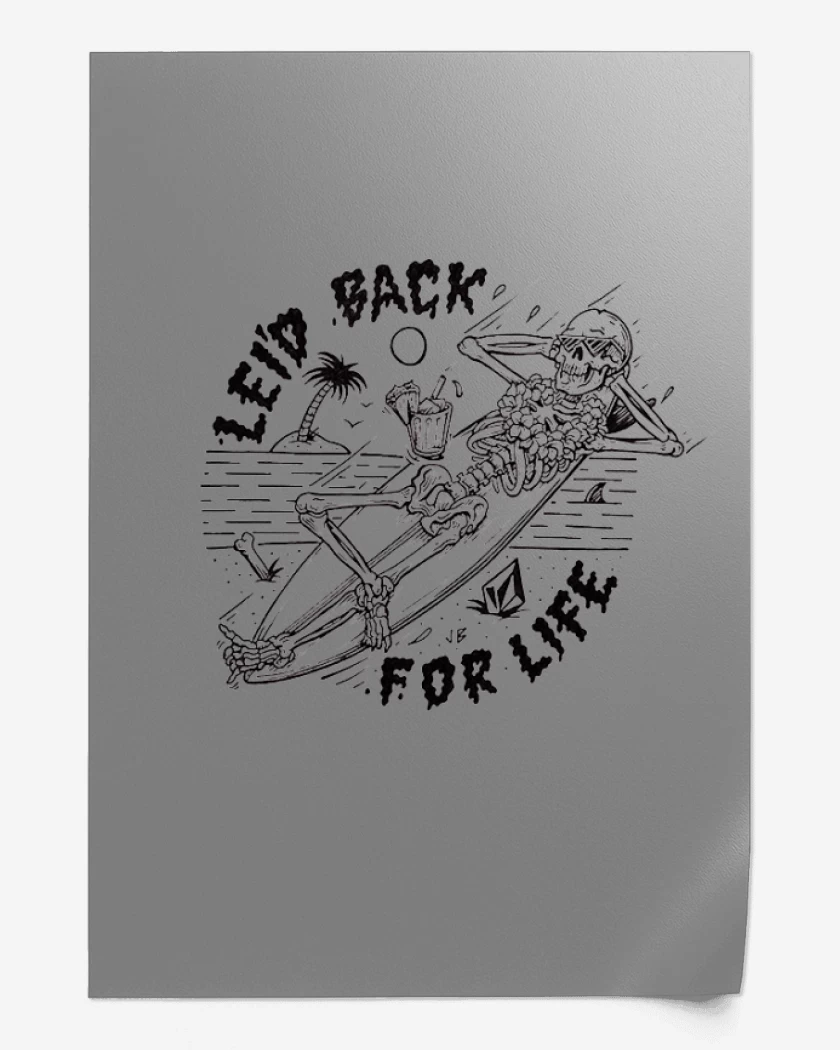 Print leid back for life