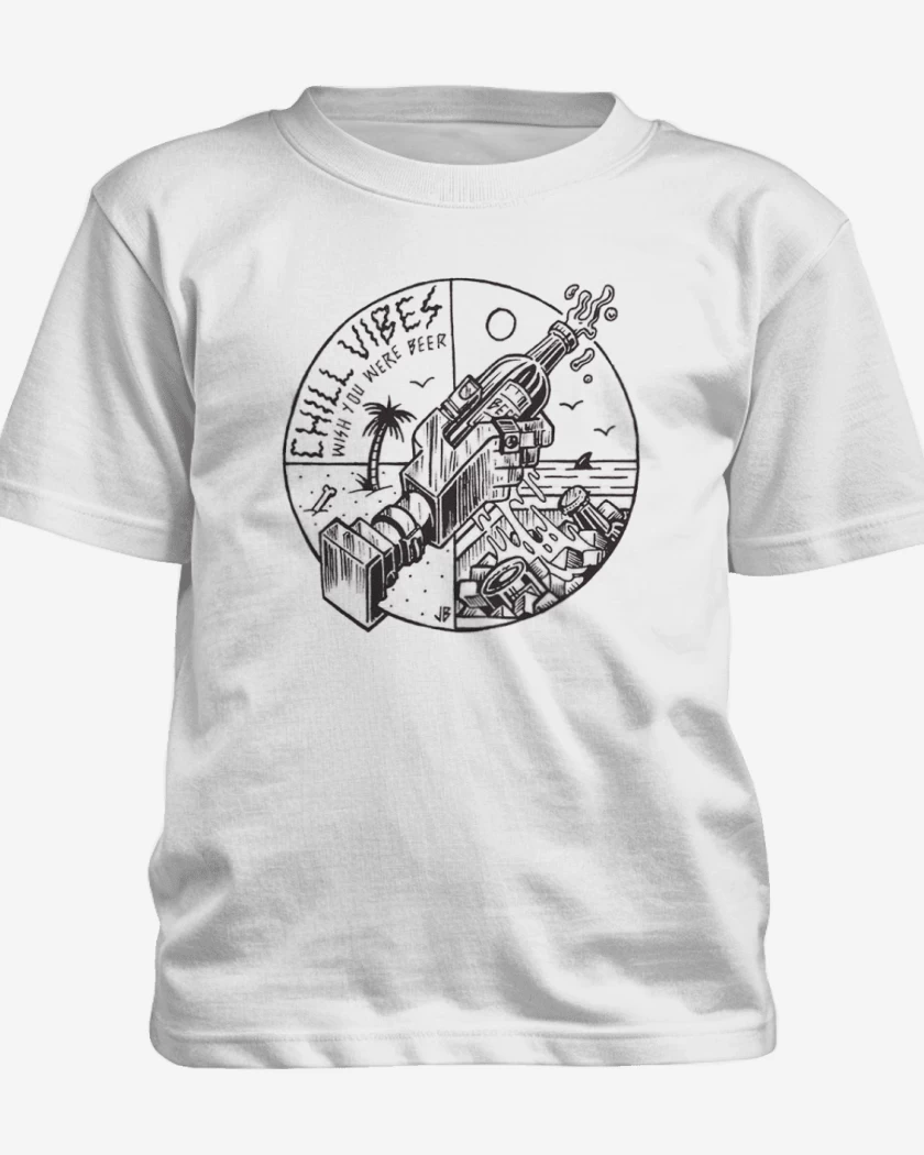 Polera de niño wish you were beer