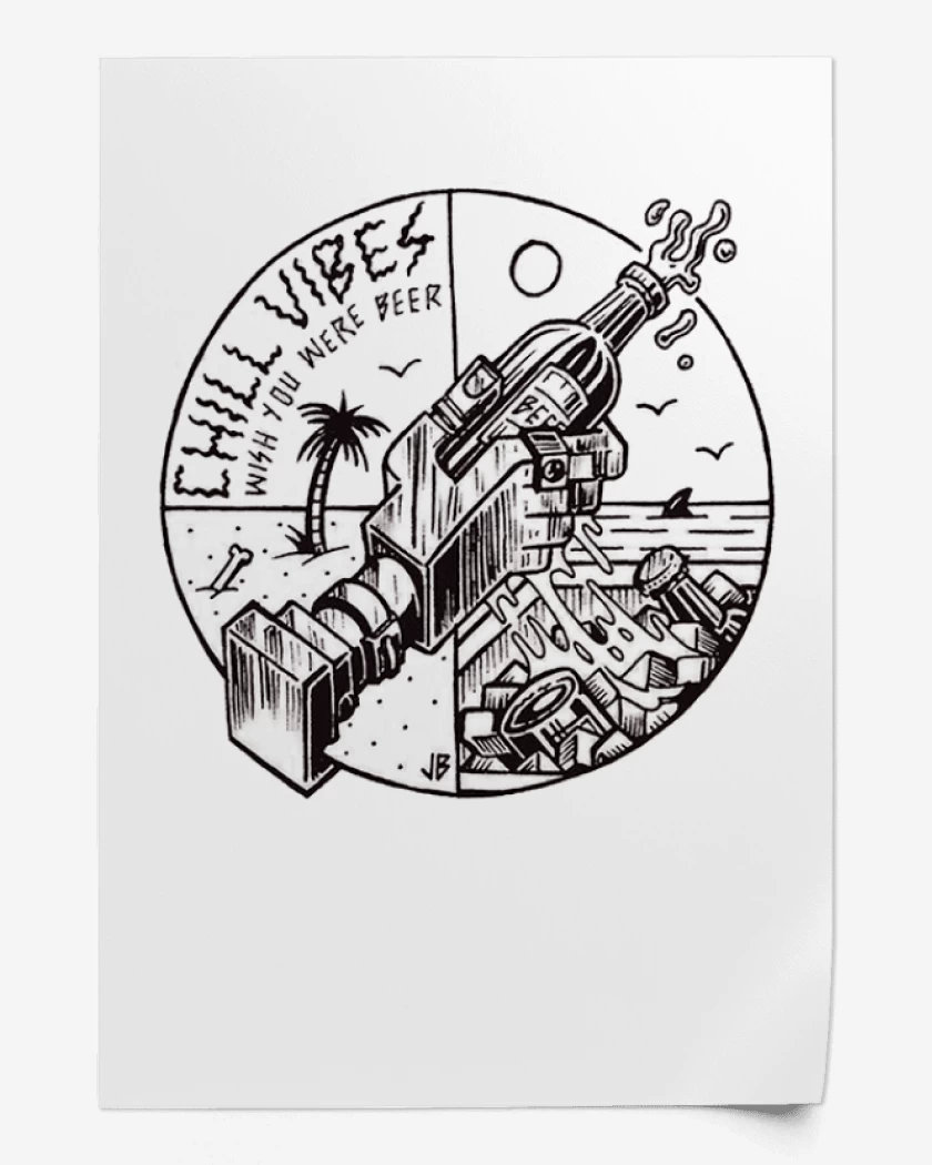 Print wish you were beer