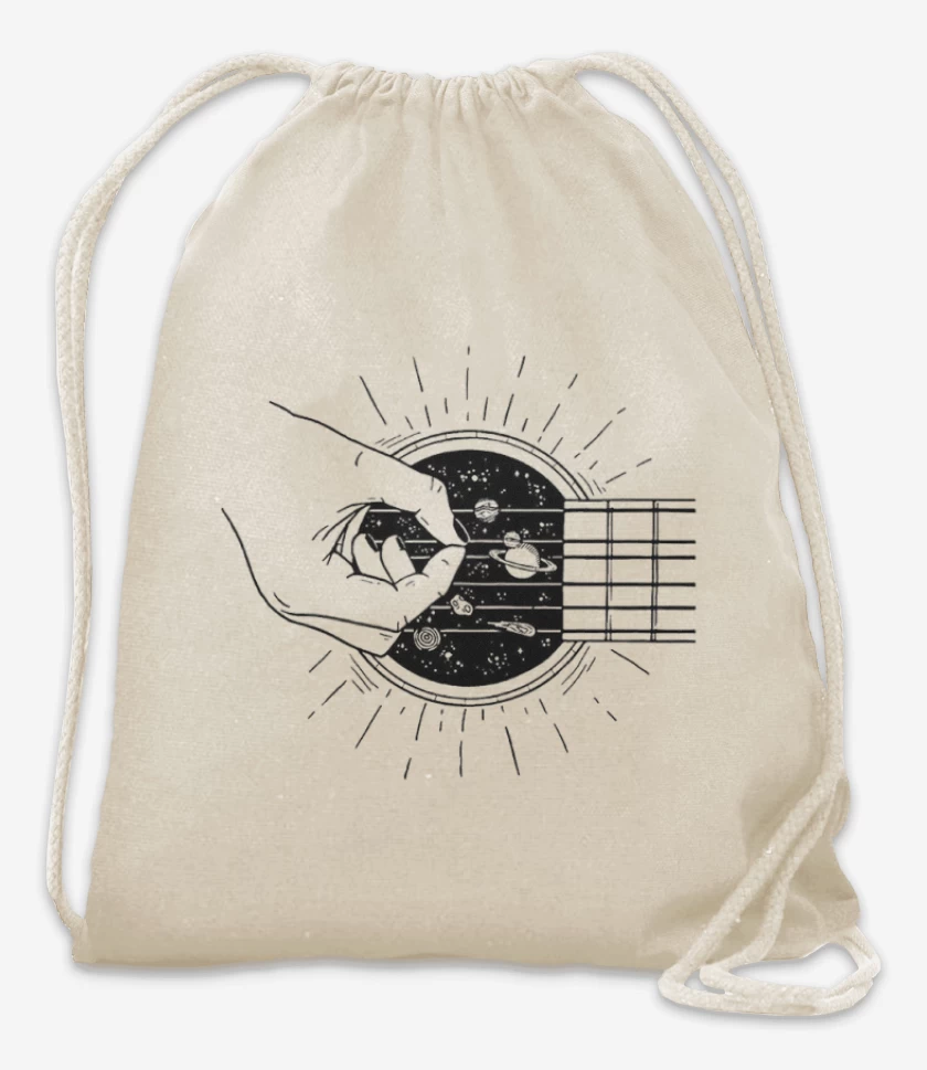 Mochila Blanco de guitarra 2