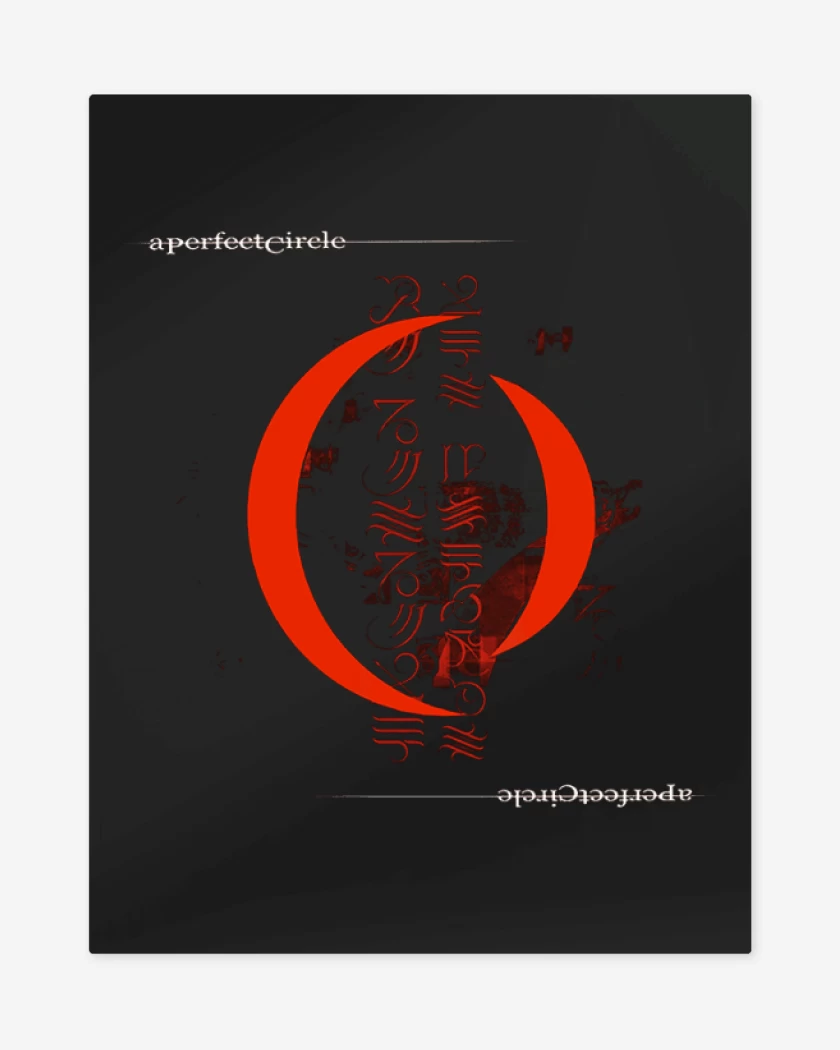 Print metalico A perfect circle