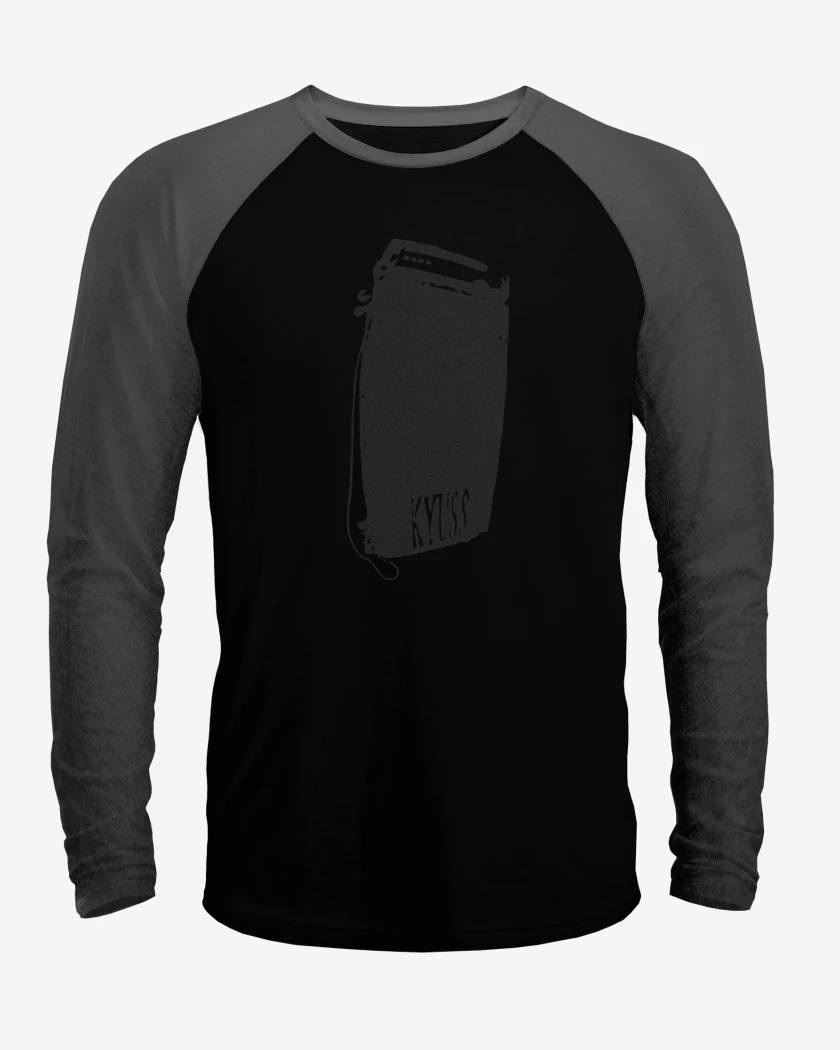 Polera Raglan Negro / Negro Heather de Kyuss 2