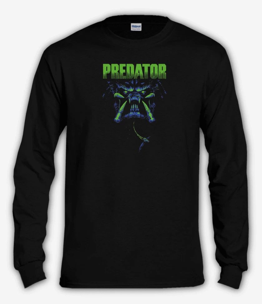 Polera manga larga Negro de Predator 4