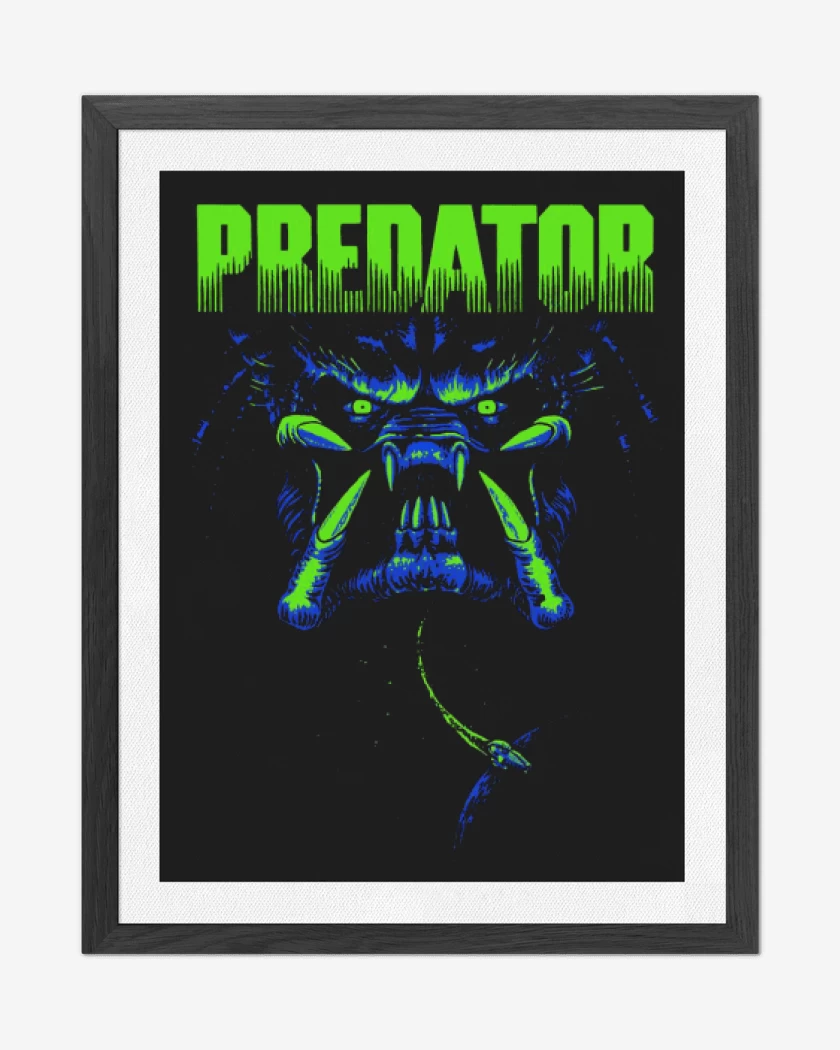 Cuadro decorativo Negro de Predator 4