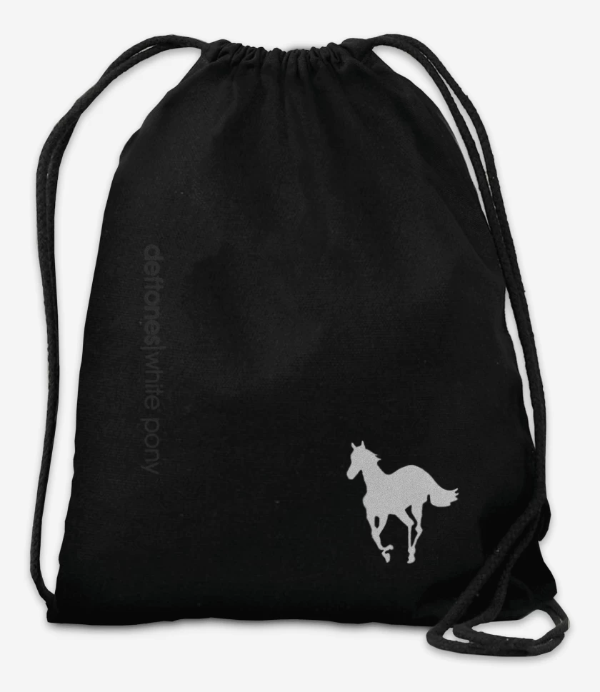 Mochila Negro de Deftones white pony