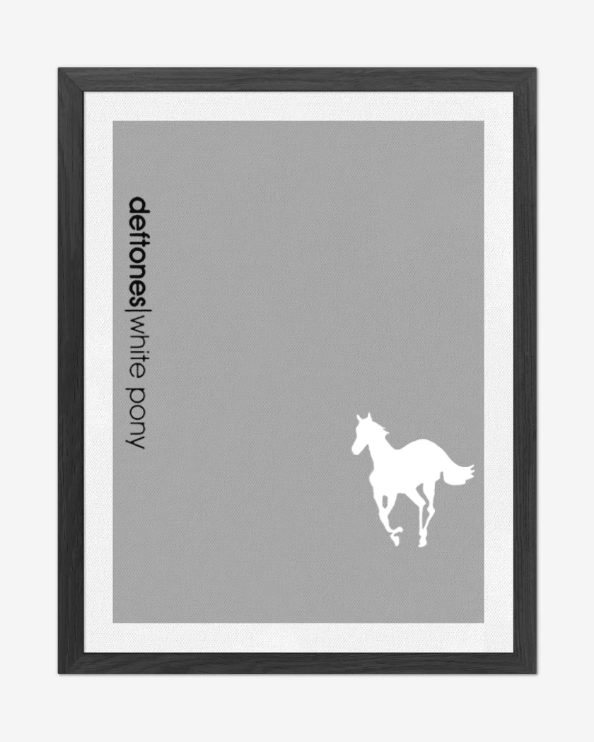 Cuadro decorativo Deftones white pony