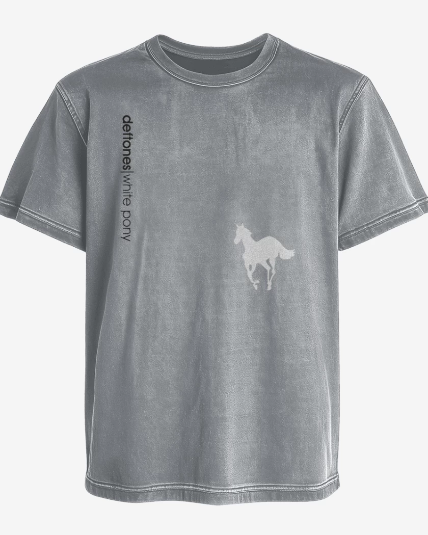 Polera desgastada Deftones white pony