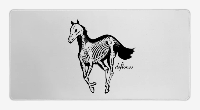 Mouse pad Gamer Blanco de Deftones pony