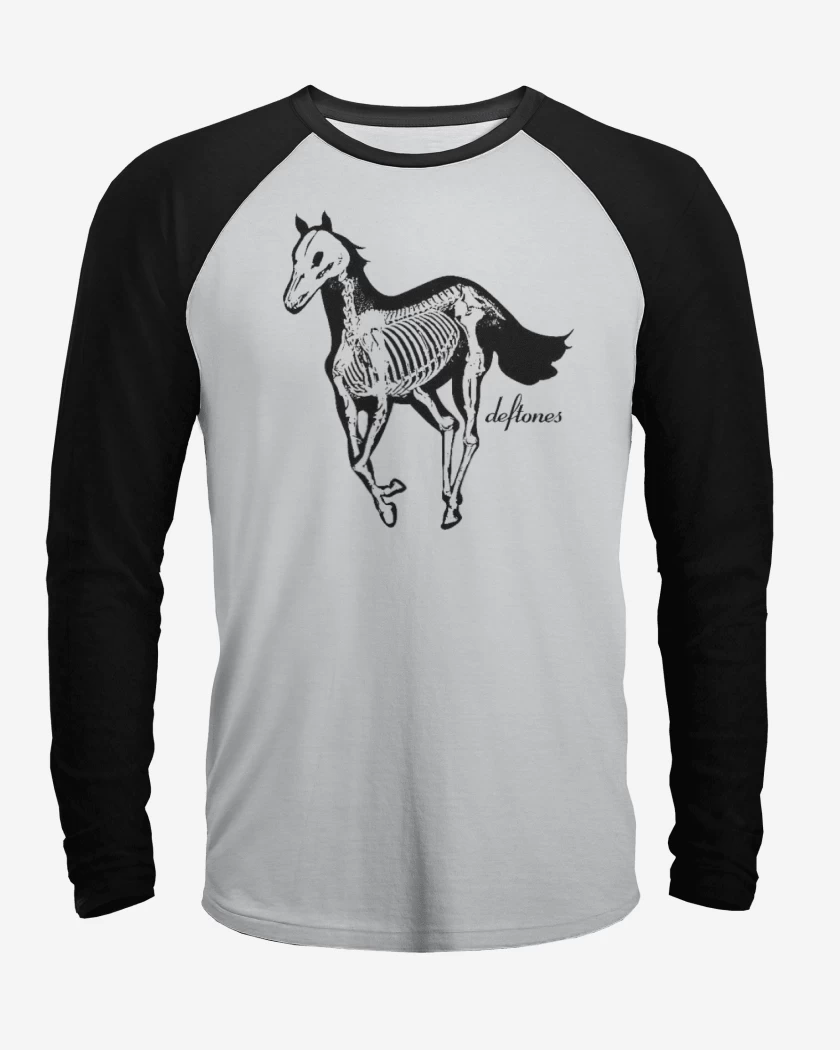 Polera Raglan Deftones pony