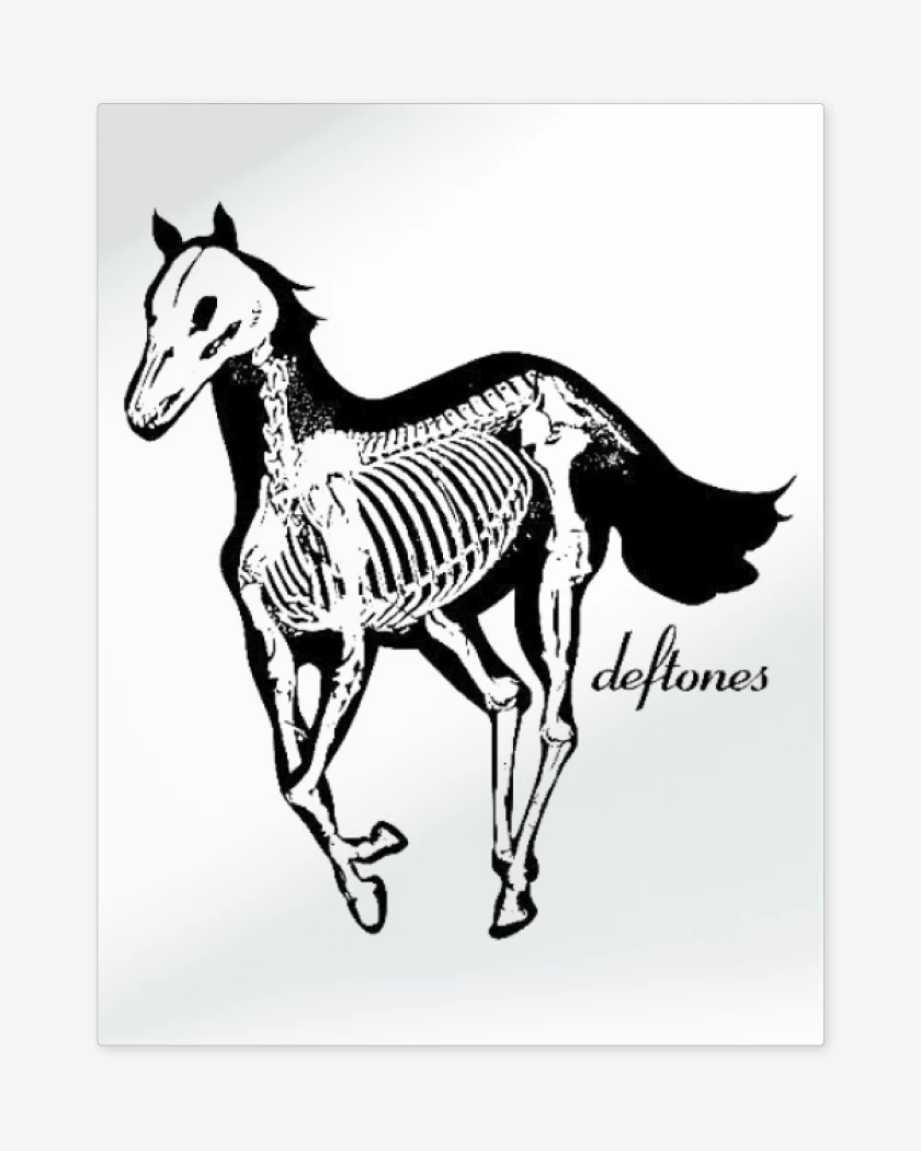 Print metalico Deftones pony