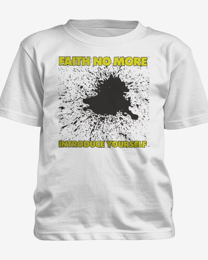 Polera de niño Blanco de Faith no more introduce yourself