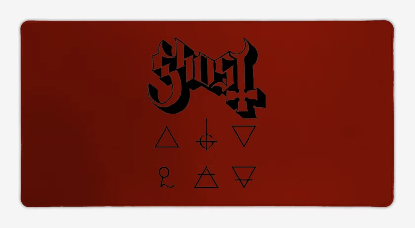 Mouse pad Gamer Rojo de Ghost