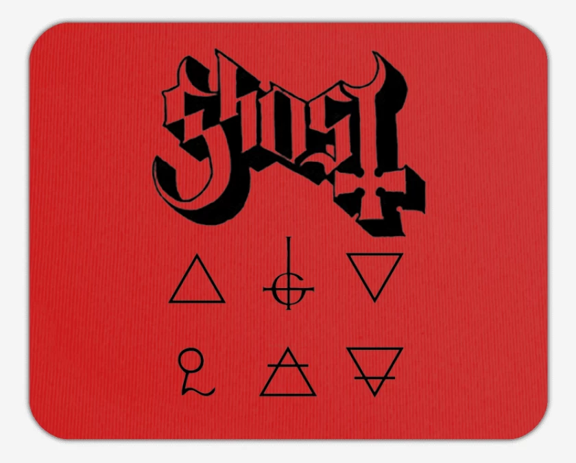 Mousepad Rojo de Ghost