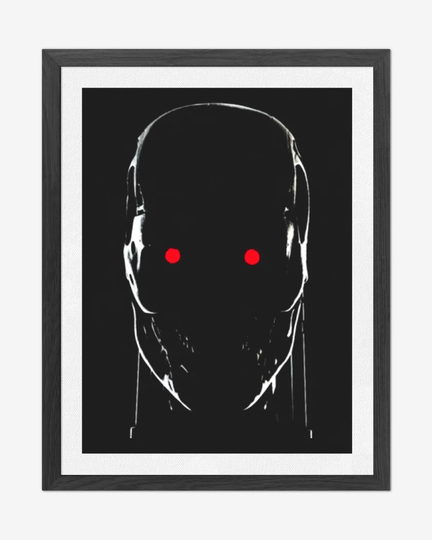 Cuadro decorativo Negro de Terminator T800