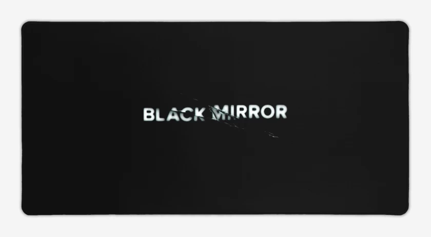 Mouse pad Gamer Negro de Black mirror