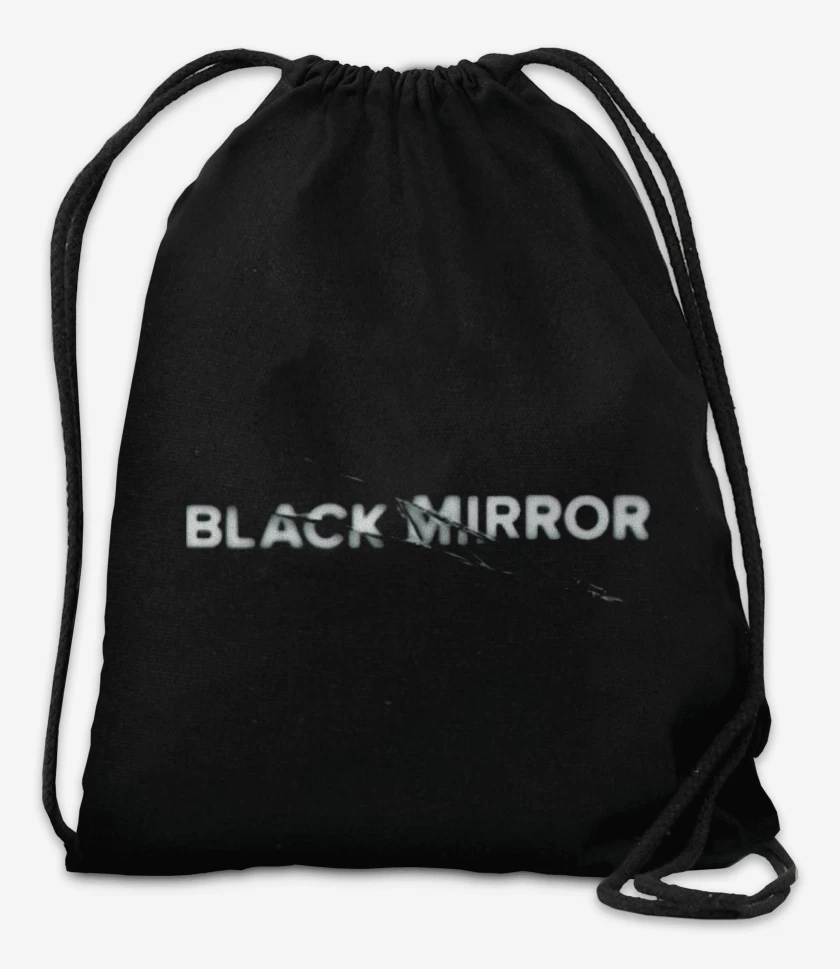 Mochila Negro de Black mirror