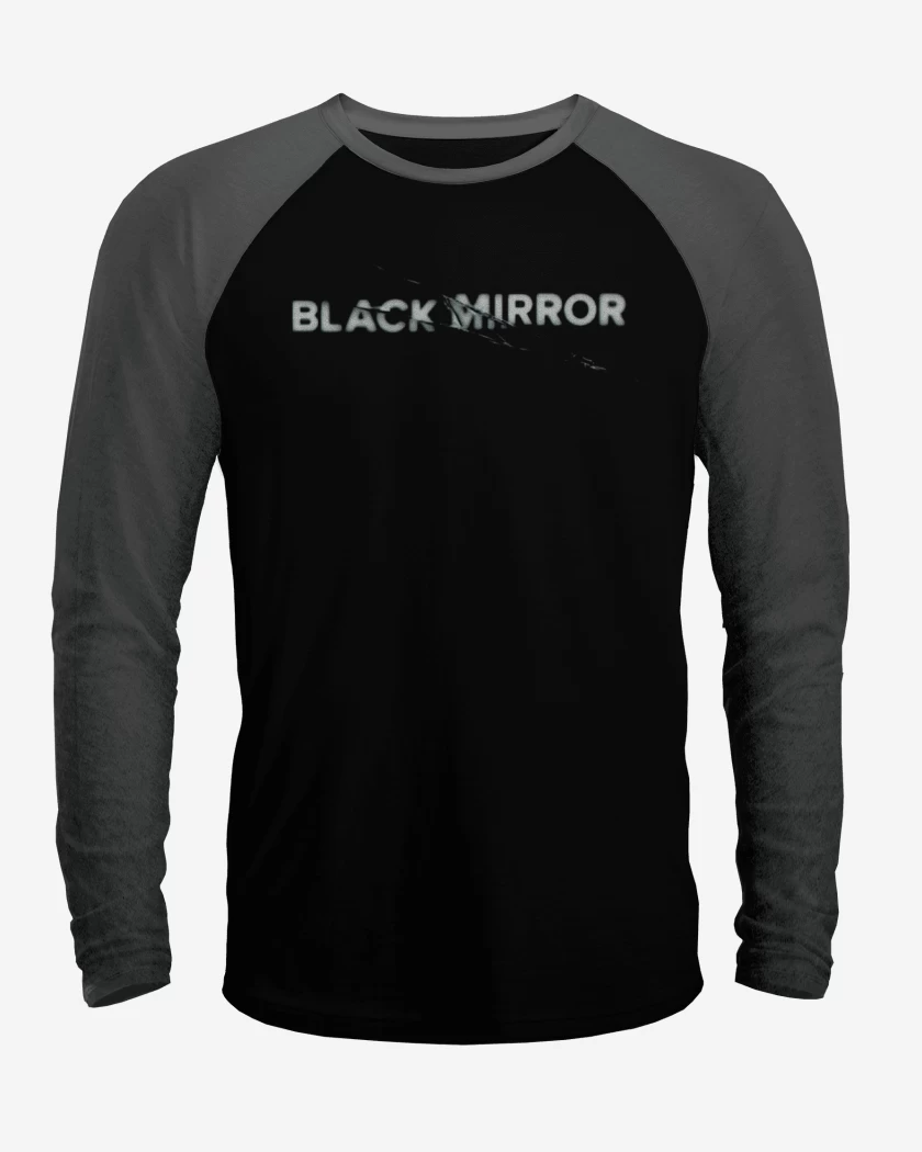 Polera Raglan Black mirror