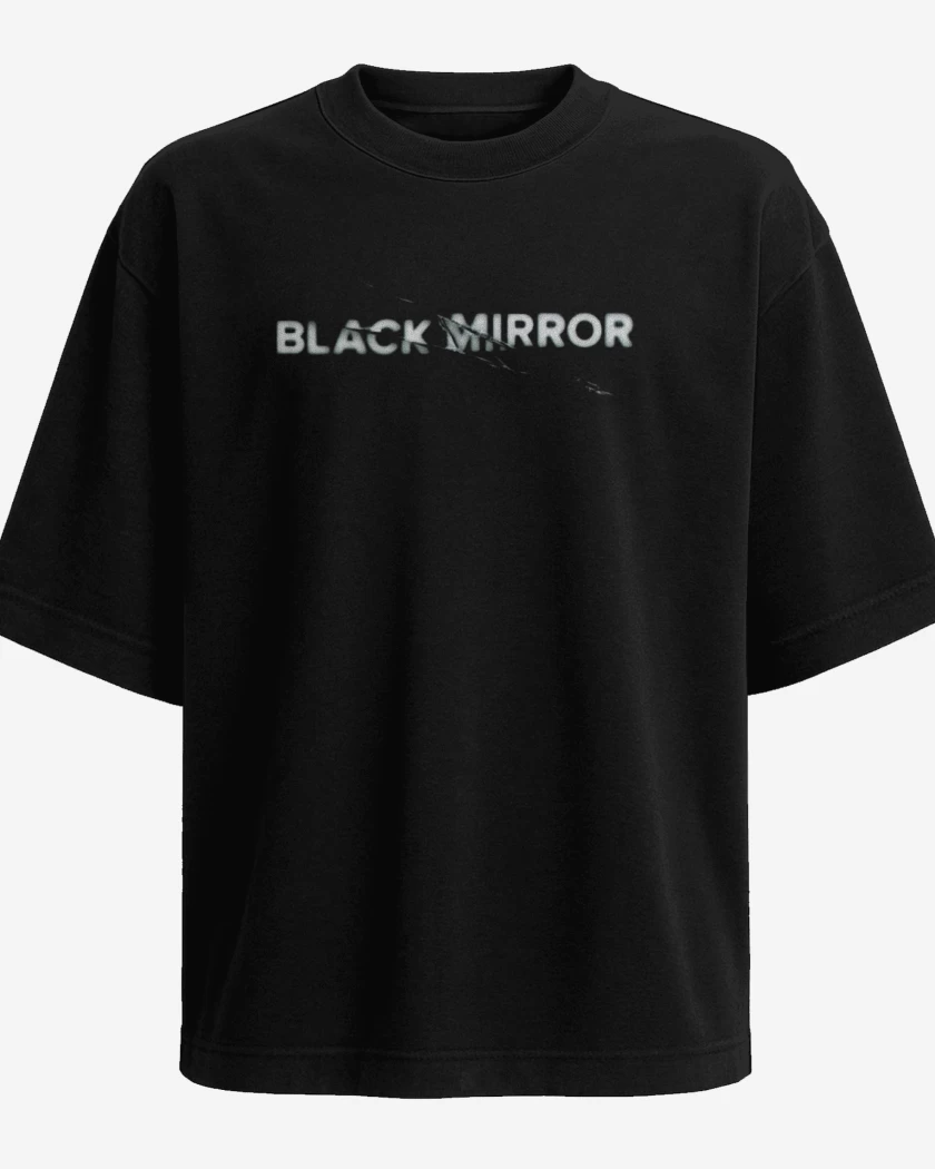 Polera Oversize Black mirror