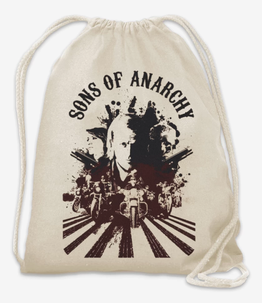 Mochila Blanco de Sons of anarchy 2