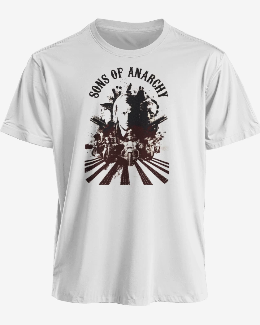Polera premium Blanco de Sons of anarchy 2