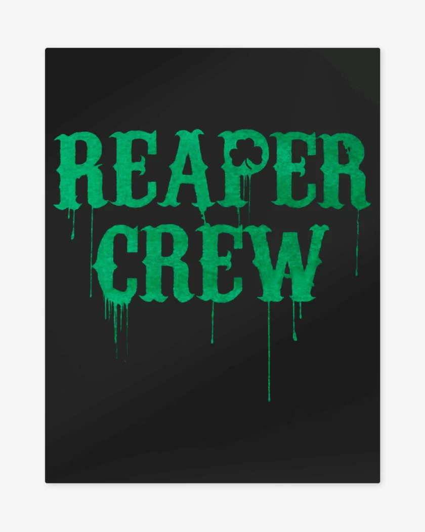 Print metalico Negro de Reaper crew