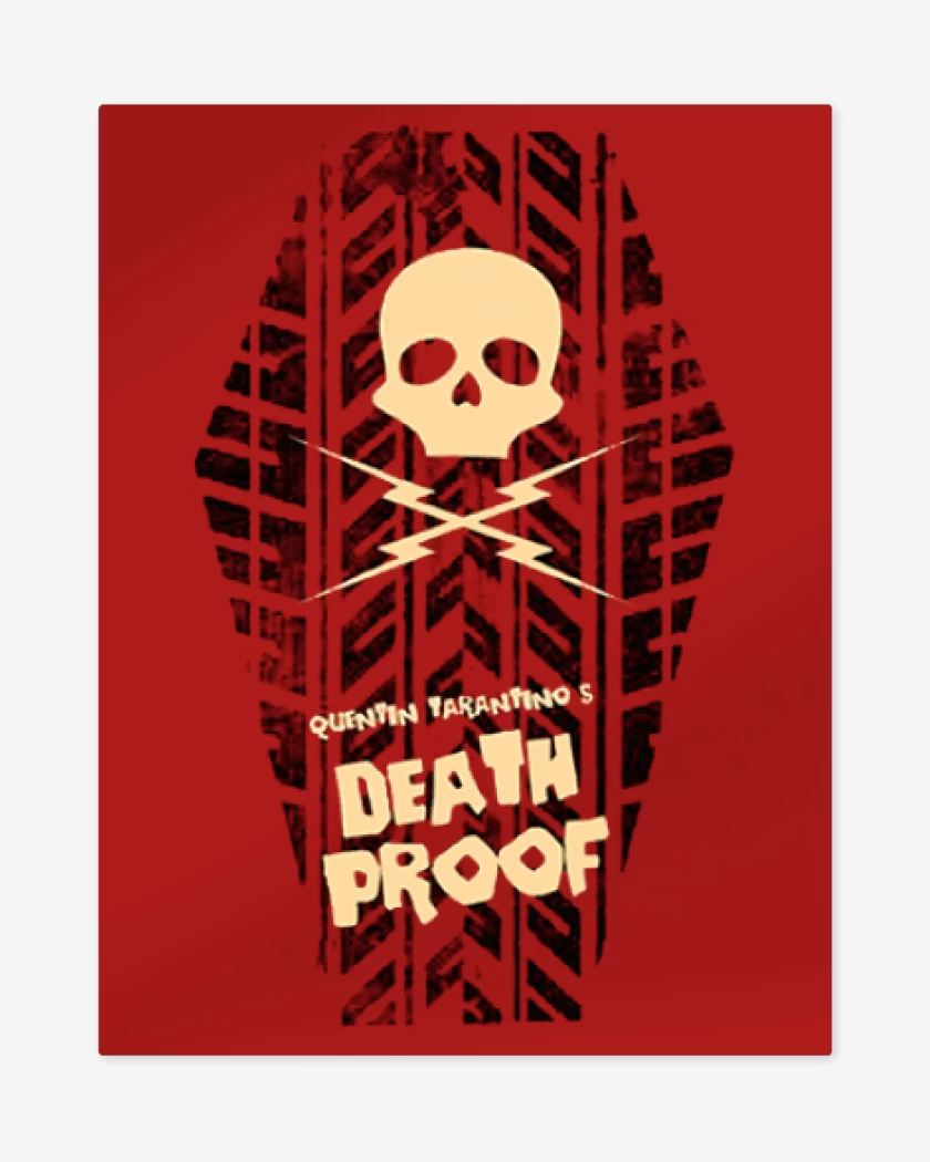 Print metalico Death proof
