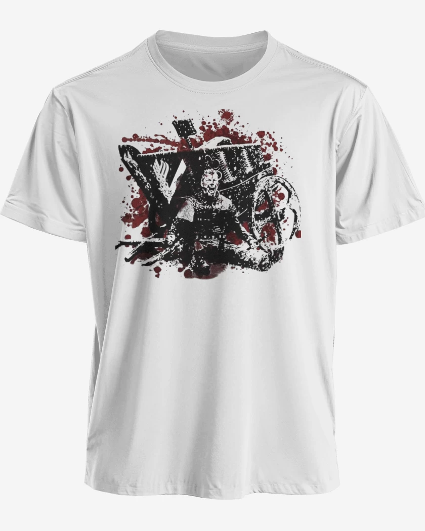Polera premium Blanco de Ivar blood