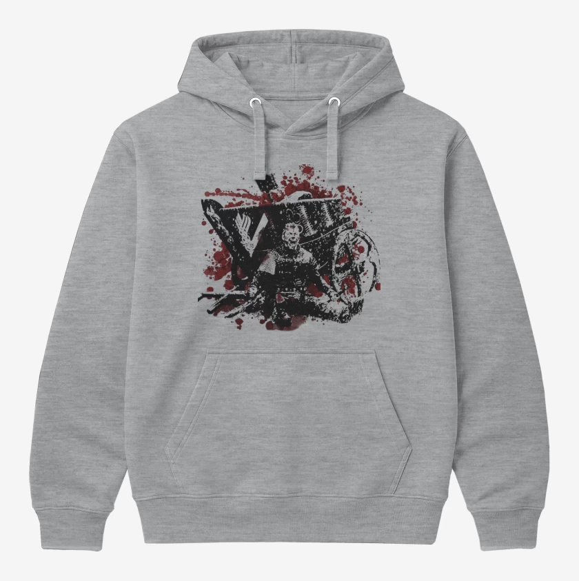 Polerón Canguro Gris Melange de Ivar blood