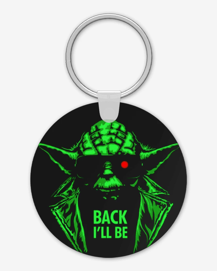 Llavero Yoda the terminator