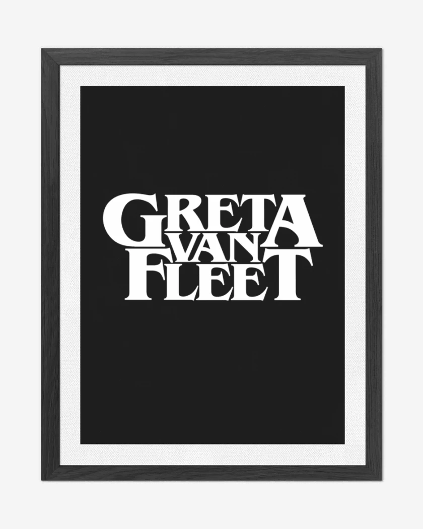 Cuadro decorativo Negro de Greta van feet