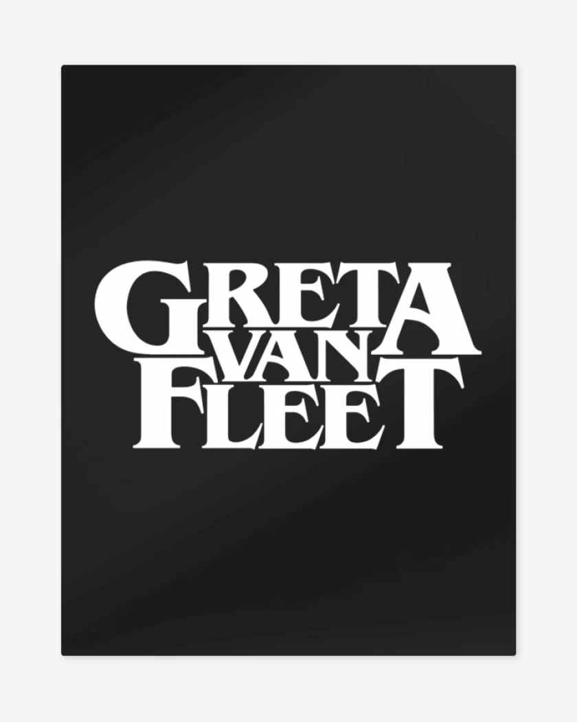Print metalico Negro de Greta van feet