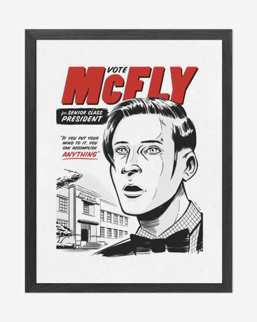 Cuadro decorativo Blanco de Vote McFLY 