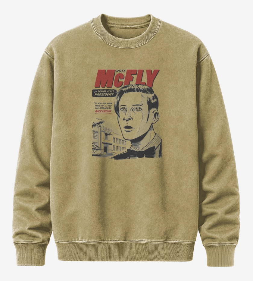 Poleron Polo Acid Wash Beige de Vote McFLY 