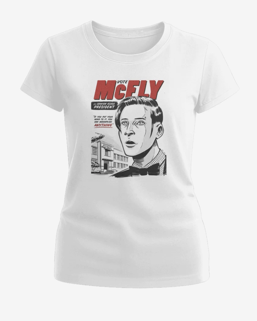 Polera de Mujer Blanco de Vote McFLY 