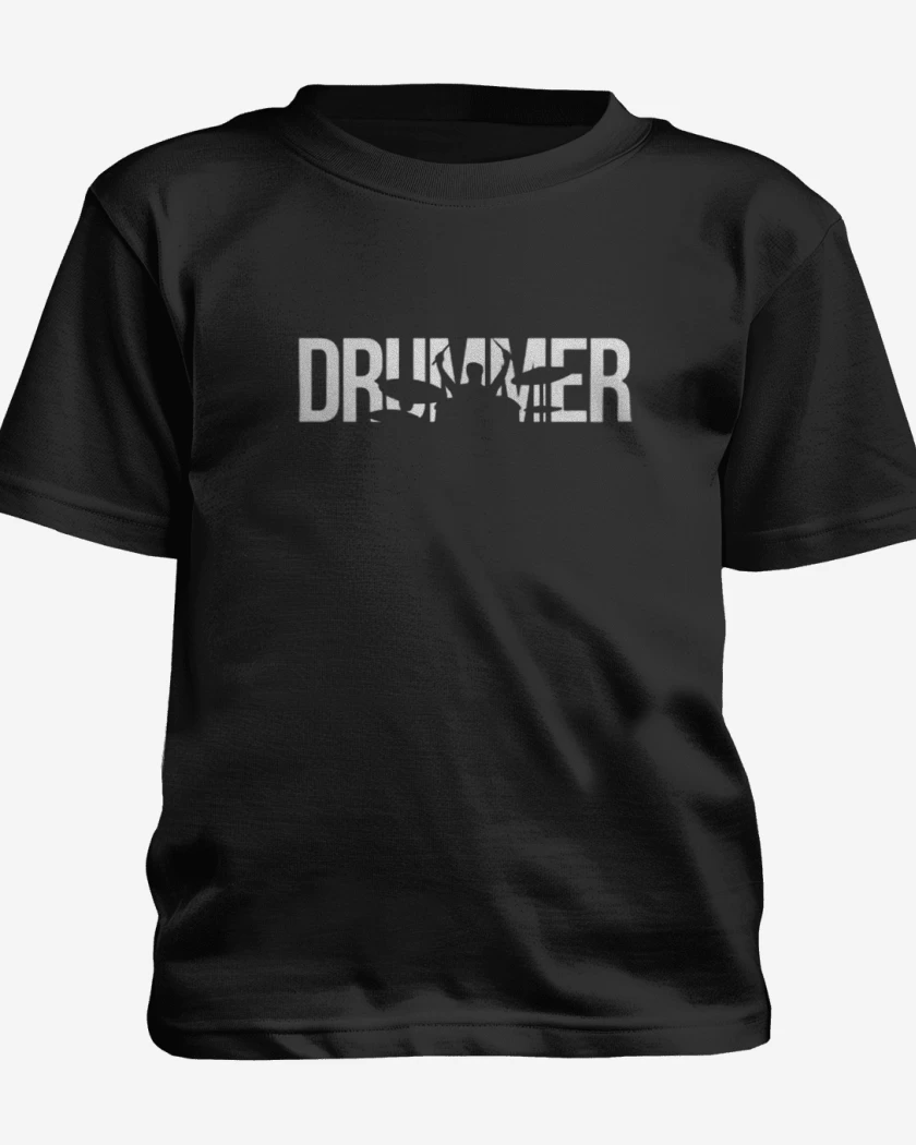 Polera de niño Negro de DRUMMER 2 